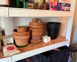 Planters , Storage Shelves