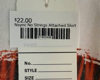 Nsync No Strings Attached Shirt