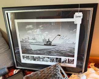Signed Nicklas Lidstrom Lithograph