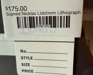 Signed Nicklas Lidstrom Lithograph