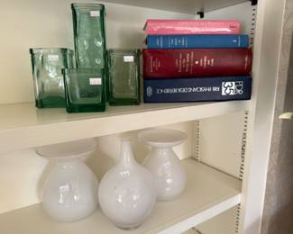 Books, Vases