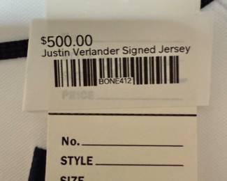Justin Verlander Signed Jersey