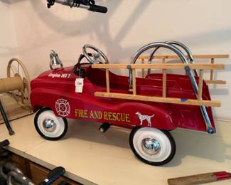 Instep Fire Truck Pedal Car