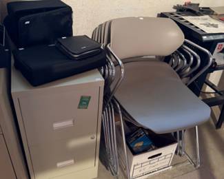 Filing Cabinets, Chairs