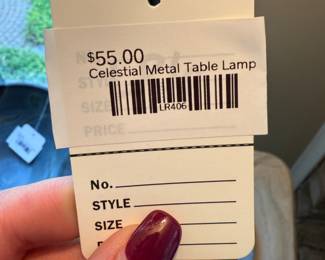 Celestial Metal Table Lamp