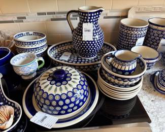 Polish Pottery Pitcher