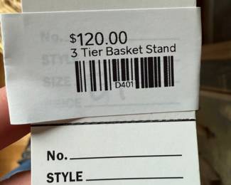 3 Tier Basket Stand