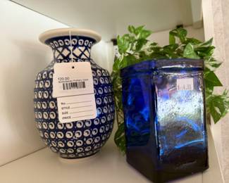 Boleslawiec Pottery Vase