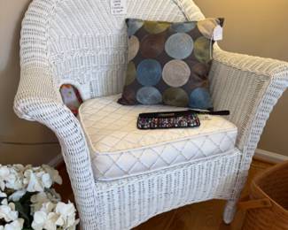 Wicket Chair, Pillows