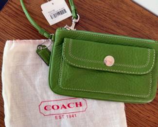 Coach Green Wallet