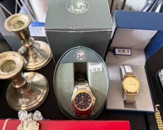 Watches, Candlestick Holders