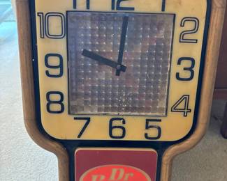 Dr. Pepper Clock