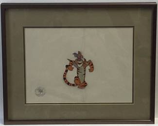 Tigger & Roo Hand Painted Film Cell Disney