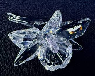 Swarovski Crystal Flower Orchid