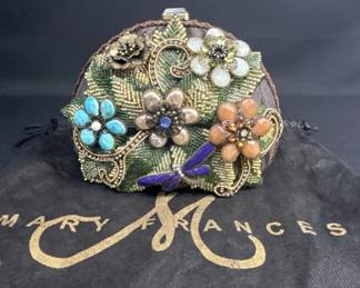 Mary Frances Gemstone Clutch & Dust Bag