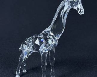 Swarovski Crystal Figurine Giraffe Baby