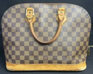 Louis Vuitton Checker Print Medium Size Tote