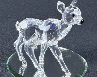 Swarovski Silver Crystal Fawn