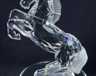 Swarovski Silver Crystal White Stallion