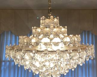 Schonbek Crystal Prism Chandelier