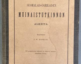 Antique Book in Finnish Language 1875