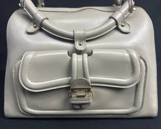 Jimmy Choo Sage Grey Tote & Dust Bag