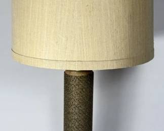 Vintage Mid Century Wallpaper Roller Lamp