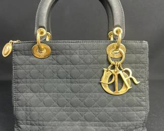 Small Black Dior Clutch