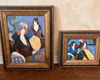 Framed giclee prints