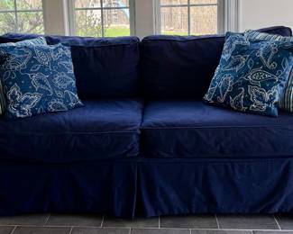 Slip Covered Sofa