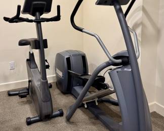 Vision Fitness Stationary Bike & Precor EFX Elliptical