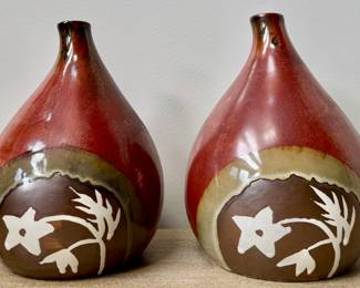 (2) Art Pottery Vases