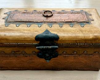 Vintage Wood Trunk