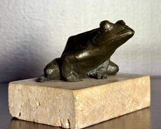 "Frog" Bronze Sculpture by Siggy Puchta 70/500