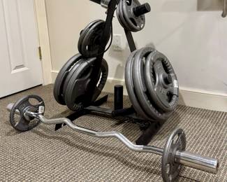 Weight Plate Tree & Bar