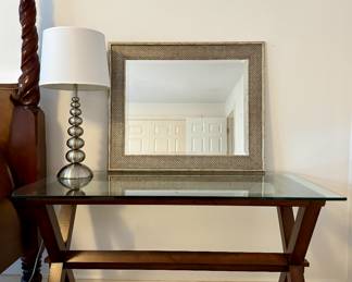 X-Base Glass Top Desk