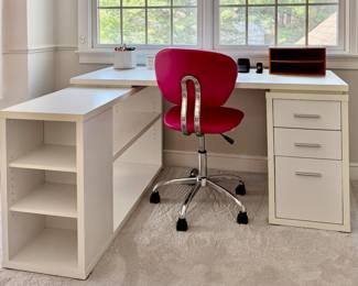 Modern Desk & Adjustable Desk Chair
