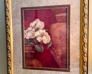 (2) Pamela Gladding Framed Floral Prints