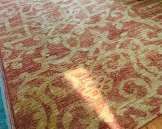 Area Rug (mustard, rust)
