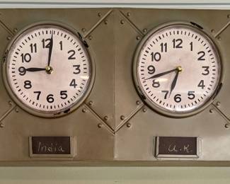 Cooper Classics Terminal Clock