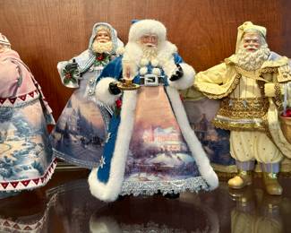 Thomas Kinkade Old World Santas with COA