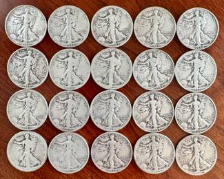 (20) Half Dollar Coins