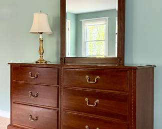Ethan Allen Dresser & Mirror