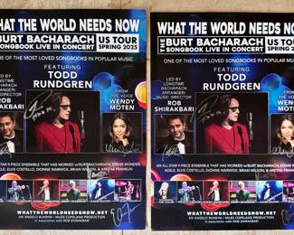 Autographed What the World Needs Now Posters