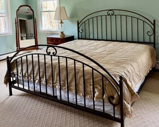 Ethan Allen Iron King Bed (mattress & boxspring not included)