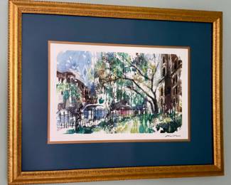 "Commonwealth in Bloom," Serigraph, Signed Misha Lenn with COA
