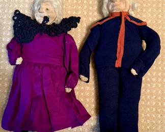 Vintage Grandma & Grandpa Dolls