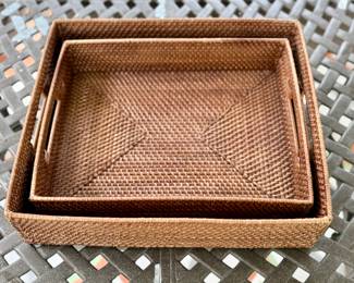 Wicker Sering Trays