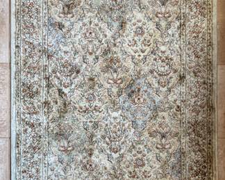 Small Area Rug (ivory, sage, mustard yellow)