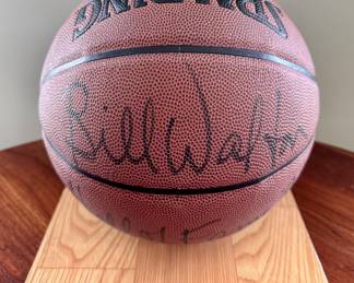 Autographed Bill Walton Basketball